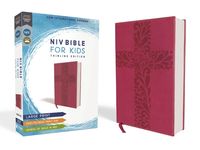 Niv, Bible for Kids, Large Print, Leathersoft, Pink, Red Letter, Comfort Print: Thinline Edition - 圖片 1