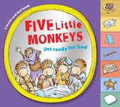 Five Little Monkeys Get Ready for Bed Touch-And-Feel Tabbed - 圖片 1
