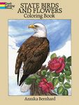 State Birds and Flowers Coloring Book - 圖片 1