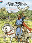 Life in a Medieval Castle and Village Coloring Book - 圖片 1