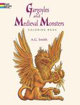 Gargoyles and Medieval Monsters Coloring Book - 圖片 1