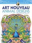 Creative Haven Art Nouveau Animal Designs Coloring Book - 圖片 1
