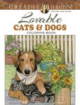 Creative Haven Lovable Cats and Dogs Coloring Book - 圖片 1