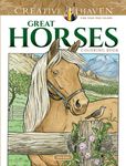 Creative Haven Great Horses Coloring Book - 圖片 1