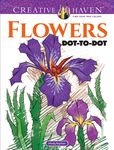 Creative Haven Flowers Dot-To-Dot Coloring Book - 圖片 1