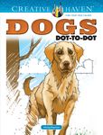 Creative Haven Dogs Dot-To-Dot Coloring Book - 圖片 1