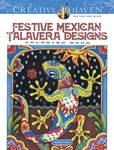 Creative Haven Festive Mexican Talavera Designs Coloring Book - 圖片 1