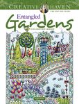 Creative Haven Entangled Gardens Coloring Book - 圖片 1