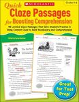 Quick Cloze Passages for Boosting Comprehension: Grades 4-6: 40 Leveled Cloze Passages That Give Students Practice in Using Context Clues to Build Voc - 圖片 1