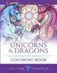 Unicorns and Dragons - Enchanting Fantasy Coloring Book - 圖片 1