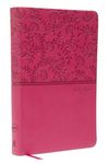 NKJV, Value Thinline Bible, Standard Print, Imitation Leather, Pink, Red Letter Edition - 圖片 1