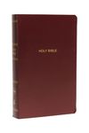 NKJV, Gift and Award Bible, Leather-Look, Burgundy, Red Letter Edition - 圖片 1