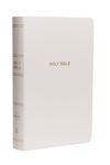 NKJV, Gift and Award Bible, Leather-Look, White, Red Letter Edition - 圖片 1