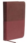 NKJV, Value Thinline Bible, Compact, Imitation Leather, Burgundy, Red Letter Edition - 圖片 1