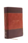 The King James Study Bible, Imitation Leather, Brown, Indexed, Full-Color Edition - 圖片 1