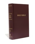 KJV, Pew Bible, Large Print, Hardcover, Burgundy, Red Letter Edition - 圖片 1