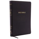 KJV, Reference Bible, Giant Print, Bonded Leather, Black, Indexed, Red Letter Edition - 圖片 1