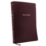 KJV, Reference Bible, Super Giant Print, Leather-Look, Burgundy, Red Letter Edition - 圖片 1