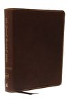 KJV, Journal the Word Bible, Bonded Leather, Brown, Red Letter Edition, Comfort Print: Reflect, Journal, or Create Art Next to Your Favorite Verses - 圖片 1