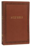 NKJV, Holy Bible, Soft Touch Edition, Imitation Leather, Brown, Comfort Print - 圖片 1
