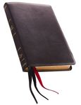 NKJV, Thinline Reference Bible, Large Print, Premium Leather, Black, Sterling Edition, Comfort Print - 圖片 1
