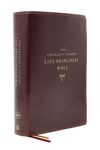 Nkjv, Charles F. Stanley Life Principles Bible, 2nd Edition, Leathersoft, Burgundy, Comfort Print: Growing in Knowledge and Understanding of God Throu - 圖片 1