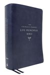 Niv, Charles F. Stanley Life Principles Bible, 2nd Edition, Leathersoft, Blue, Comfort Print: Holy Bible, New International Version - 圖片 1