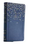 Nkjv, Thinline Bible Youth Edition, Leathersoft, Blue, Red Letter Edition, Comfort Print - 圖片 1