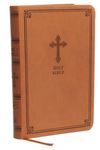 Kjv, Value Thinline Bible, Compact, Leathersoft, Brown, Red Letter Edition, Comfort Print - 圖片 1
