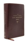 Nasb, Charles F. Stanley Life Principles Bible, 2nd Edition, Leathersoft, Burgundy, Thumb Indexed, Comfort Print: Holy Bible, New American Standard Bi - 圖片 1