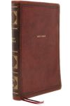 Nkjv, Reference Bible, Super Giant Print, Leathersoft, Brown, Thumb Indexed, Red Letter Edition, Comfort Print: Holy Bible, New King James Version - 圖片 1
