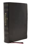 Nkjv, MacArthur Study Bible, Black Genuine Leather, Thumb-Indexed, Comfort Print: Unleashing God's Truth One Verse at a Time (Holy Bible, New King Jam - 圖片 1