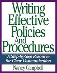 Writing Effective Policies and Procedures: A Step-By-Step Resource for Clear Communication - 圖片 1