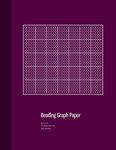 Beading Graph Paper: Peyote Stitch Graph Paper, Seed Beading Grid Paper, Beading on a Loom, 100 Sheets, Purple Cover (8.5"x11") - 圖片 1