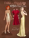 Dollys and Friends Originals 1930s Paper Dolls: Glamorous Thirties Vintage Fashion Paper Doll Collection - 圖片 1