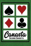 Canasta Score Sheets: 100 Sheets - 6" x 9" - Canasta Score Book - 圖片 1