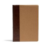 KJV Rainbow Study Bible, Brown/Tan Leathertouch - 圖片 1