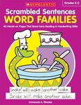 Scrambled Sentences: Word Families: 40 Hands-On Pages That Boost Early Reading & Handwriting Skills - 圖片 1