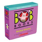 Bob Books - Animal Stories Box Set of 12 Paperbacks Decodable Phonics Books, Ages 4 and Up, Kindergarten (Stage 2: Emerging Reader) - 圖片 1