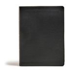 CSB Tony Evans Study Bible, Black Genuine Leather, Indexed: Study Notes and Commentary, Articles, Videos, Easy-To-Read Font - 圖片 1