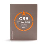 CSB Study Bible, Hardcover: Red Letter, Study Notes and Commentary, Illustrations, Ribbon Marker, Sewn Binding, Easy-To-Read Bible S - 圖片 1