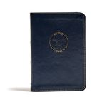 CSB Military Bible, Navy Blue Leathertouch - 圖片 1