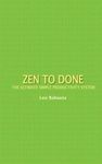 Zen to Done: The Ultimate Simple Productivity System - 圖片 1