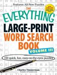 The Everything Large-Print Word Search Book Volume III: 150 Easy-On-The-Eyes Puzzles - 圖片 1