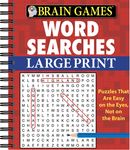 Brain Games - Word Searches - Large Print: Easy on the Eyes, Not on the Brain Puzzles Progress from Simple to Challenging Gift for Adults & Seniors - 圖片 1