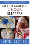 Easy To Crochet 2 Hour Slippers Volume 2: Summer Slippers - 圖片 1