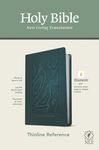 NLT Thinline Reference Bible, Filament Enabled Edition (Red Letter, Leatherlike, Teal Blue) - 圖片 1