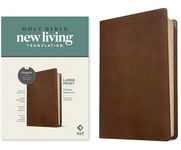 NLT Large Print Thinline Reference Bible, Filament Enabled Edition (Red Letter, Leatherlike, Rustic Brown) - 圖片 1