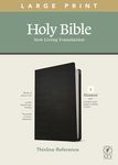 NLT Large Print Thinline Reference Bible, Filament Enabled Edition (Red Letter, Leatherlike, Black) - 圖片 1