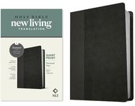NLT Personal Size Giant Print Bible, Filament Enabled Edition (Red Letter, Leatherlike, Black/Onyx) - 圖片 1